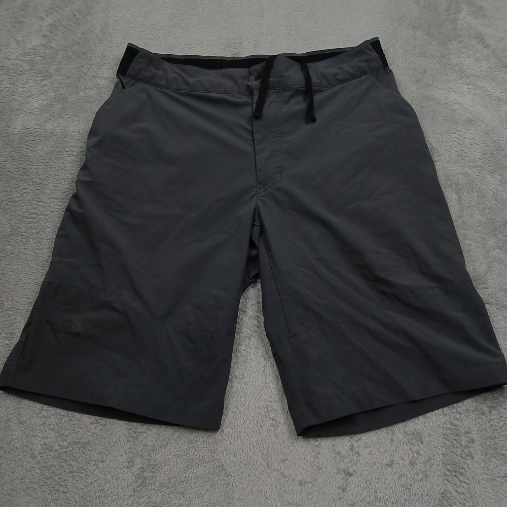North Face Shorts Mens 34 Gray Outdoor Casual Pockets Hiking